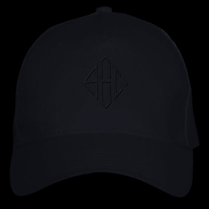 all black cotton baseball cap